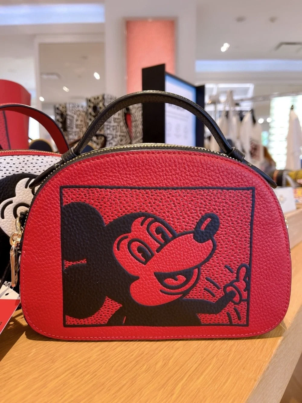 Coach Disney Mickey Mouse Leather Crossbody c6977